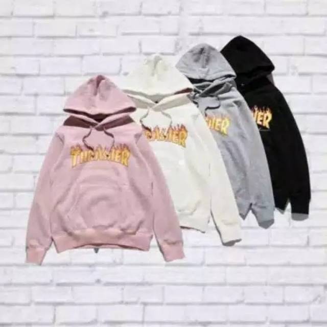 Happy Shopping Fashion Sweater Hoodie Thrasher Imagazine Long Sleeve 4W