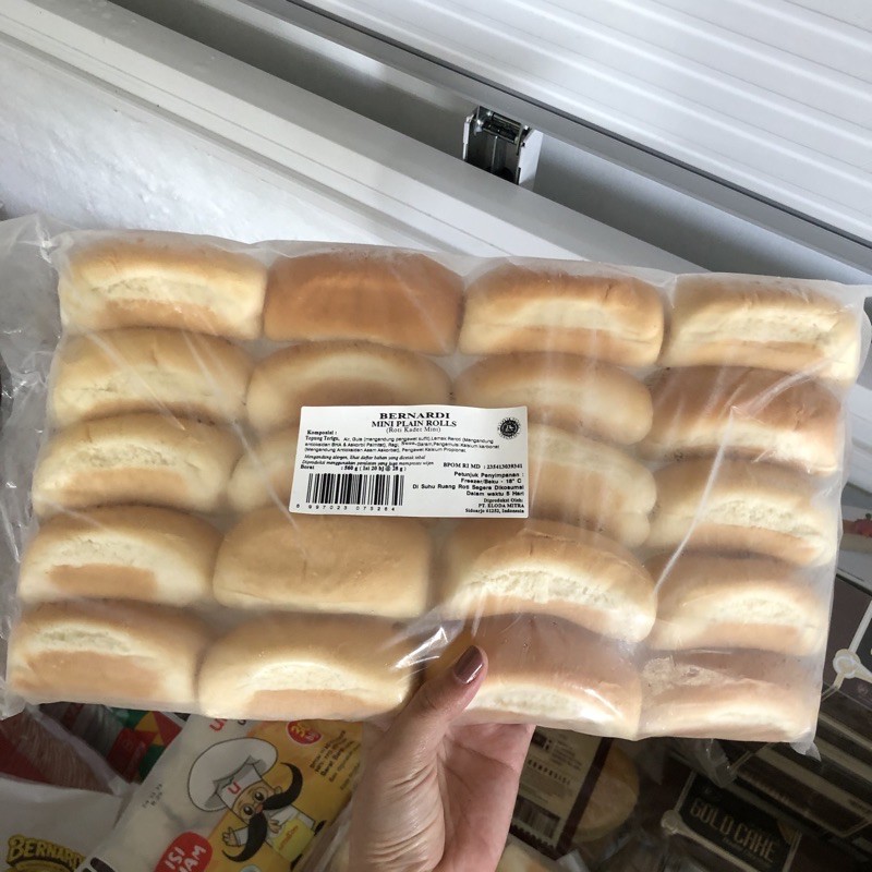 Jual Bernardi Plain Roll Mini Roti Hotdog 20pcs Indonesia Shopee Indonesia