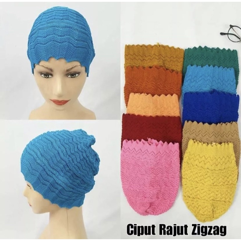 ANTEN NANAS RAJUT/CIPUT NANAS RAJUT/KUPLUK NANAS ZIGZAG