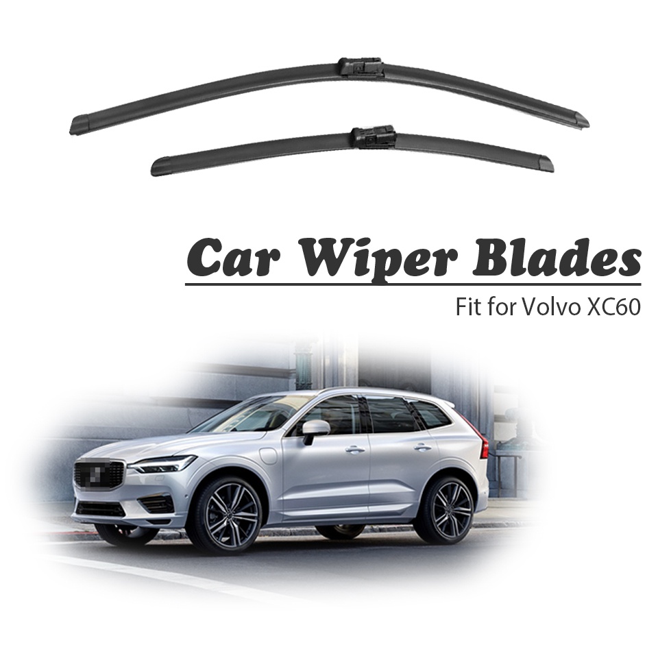 1 Set Karet Wiper Kaca Depan Mobil Untuk Volvo XC60 2016 2015 2014 2013-2008