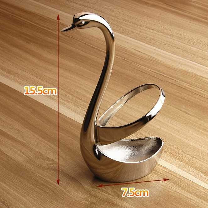 EWIN Sendok Garpu Elegant Swan Flatwares Base Stainless Steel