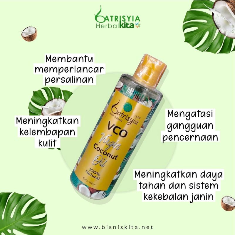 Virgin Coconut Oil Batrisya VCO Batrisya minyak Kelapa murni batrisya