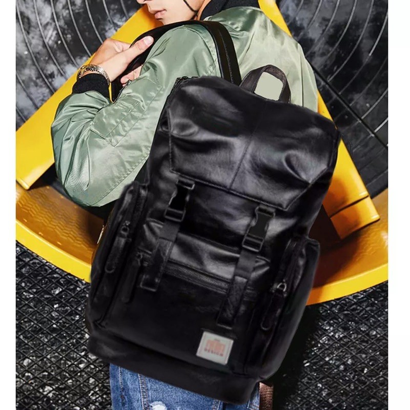 GHbag Klub New Arrival - Tas Ransel Kulit IAC Backpack Up to 15 inch - Tas Pria Tas Wanita Daypack