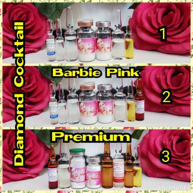 Cocktail diamond infus whitening oily skin (kulit berminyak)