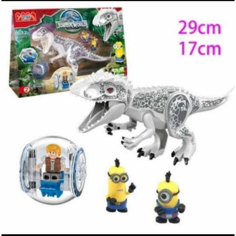 Lego Dinosaurus jurassic park bola with figure minoin 2pc