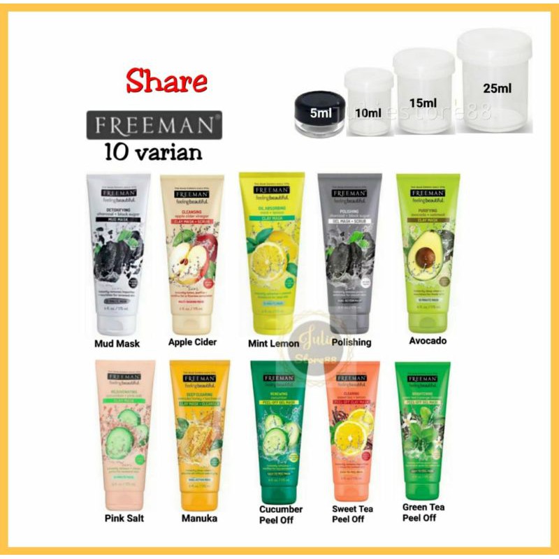 (Share) ORI 100% FREEMAN MASK 10 VARIAN