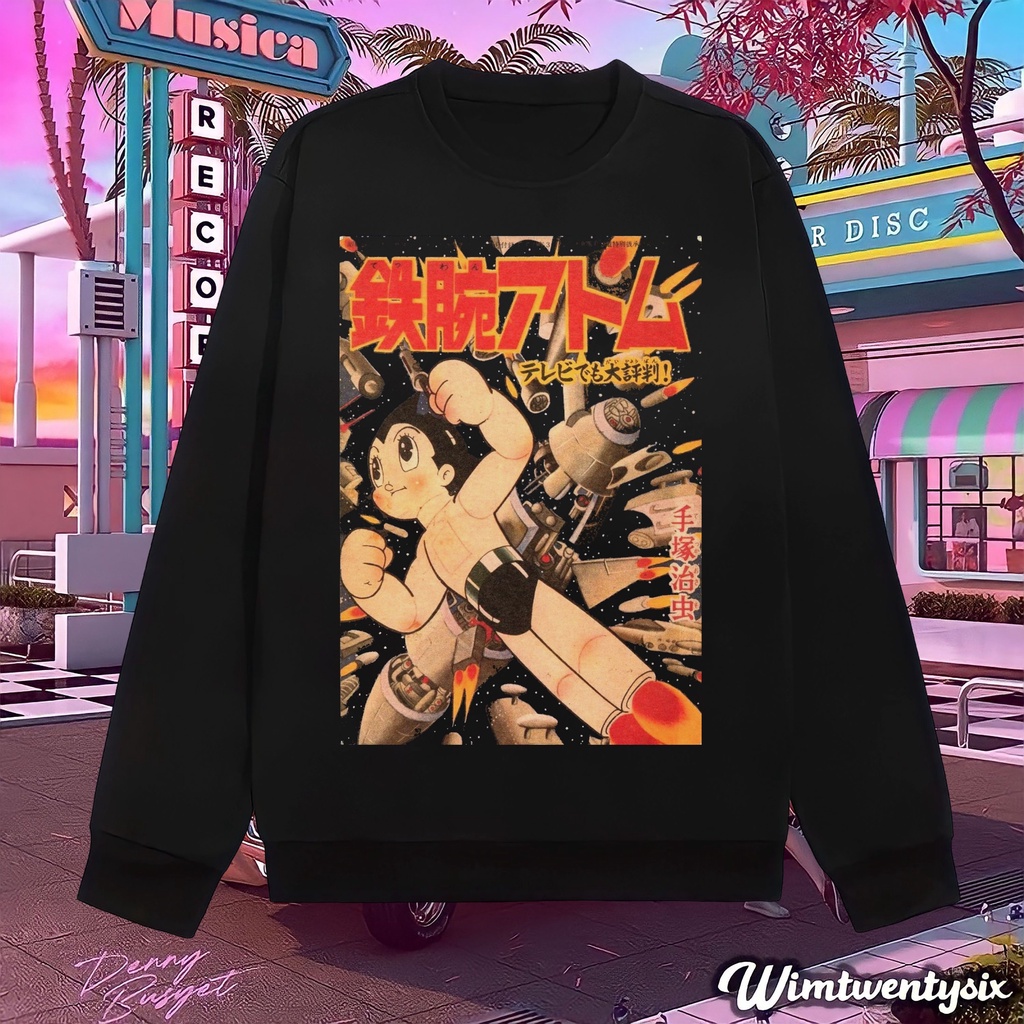 sweater | sweatshirt | crewneck | anime astroboy cyber vintage
