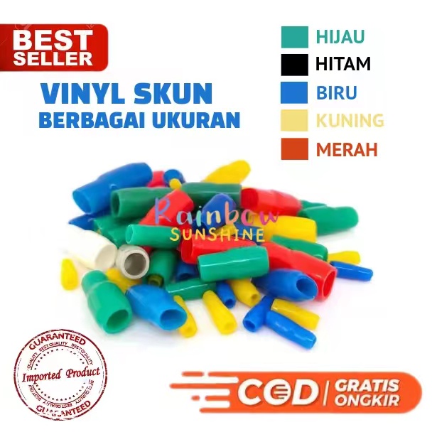 Vinyl Skun V16 isi 100 Pcs Kondom Skun Pelindung Skun Vinyl End Cap