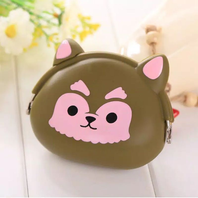 Medan Termurah Dompet mini karakter lucu jelly silicone coin import dompet koin