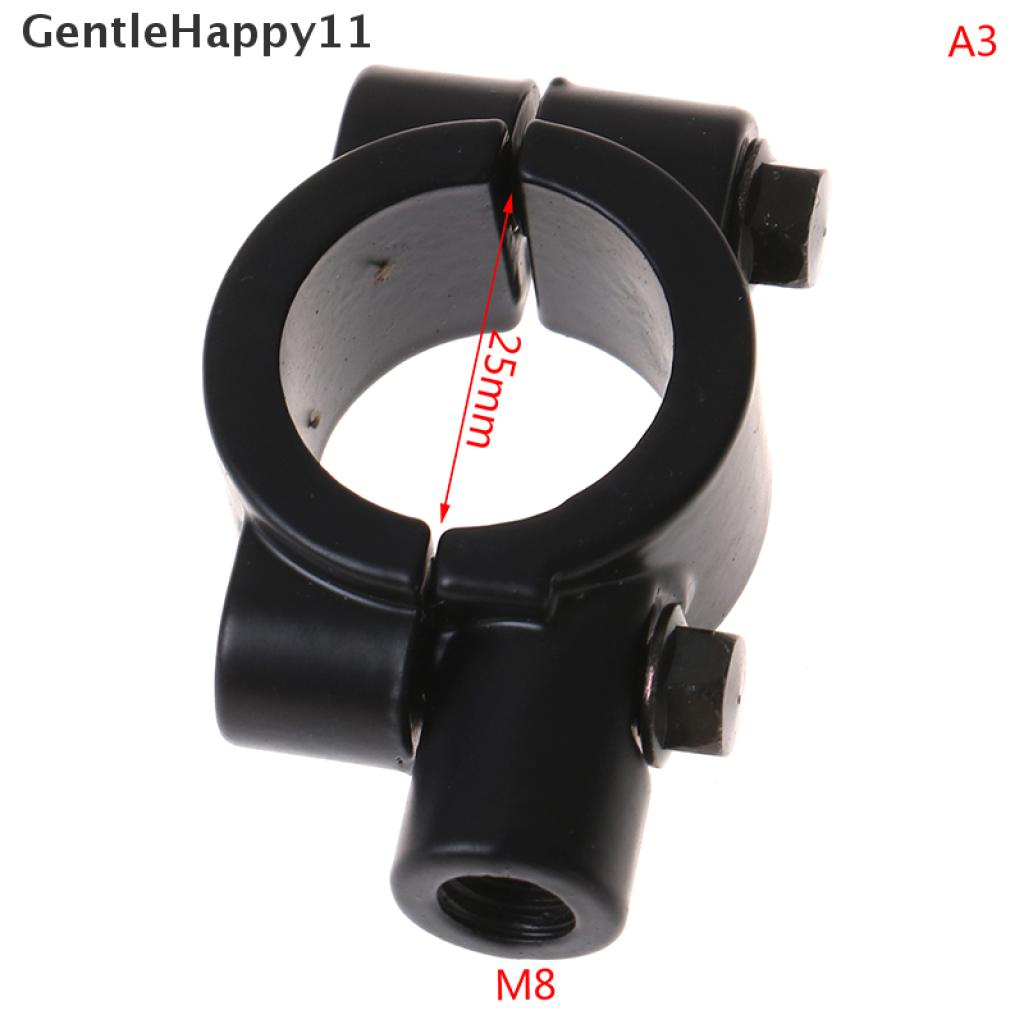 Gentlehappy 1Pc Handle Motor Bar Mirror Mount Holder Spion Stang Kaca Jepit