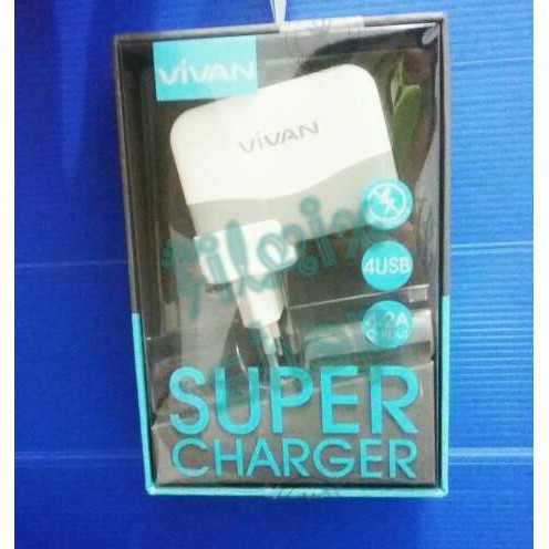 Super Charger Vivan 4 Port Usb Hott Promo