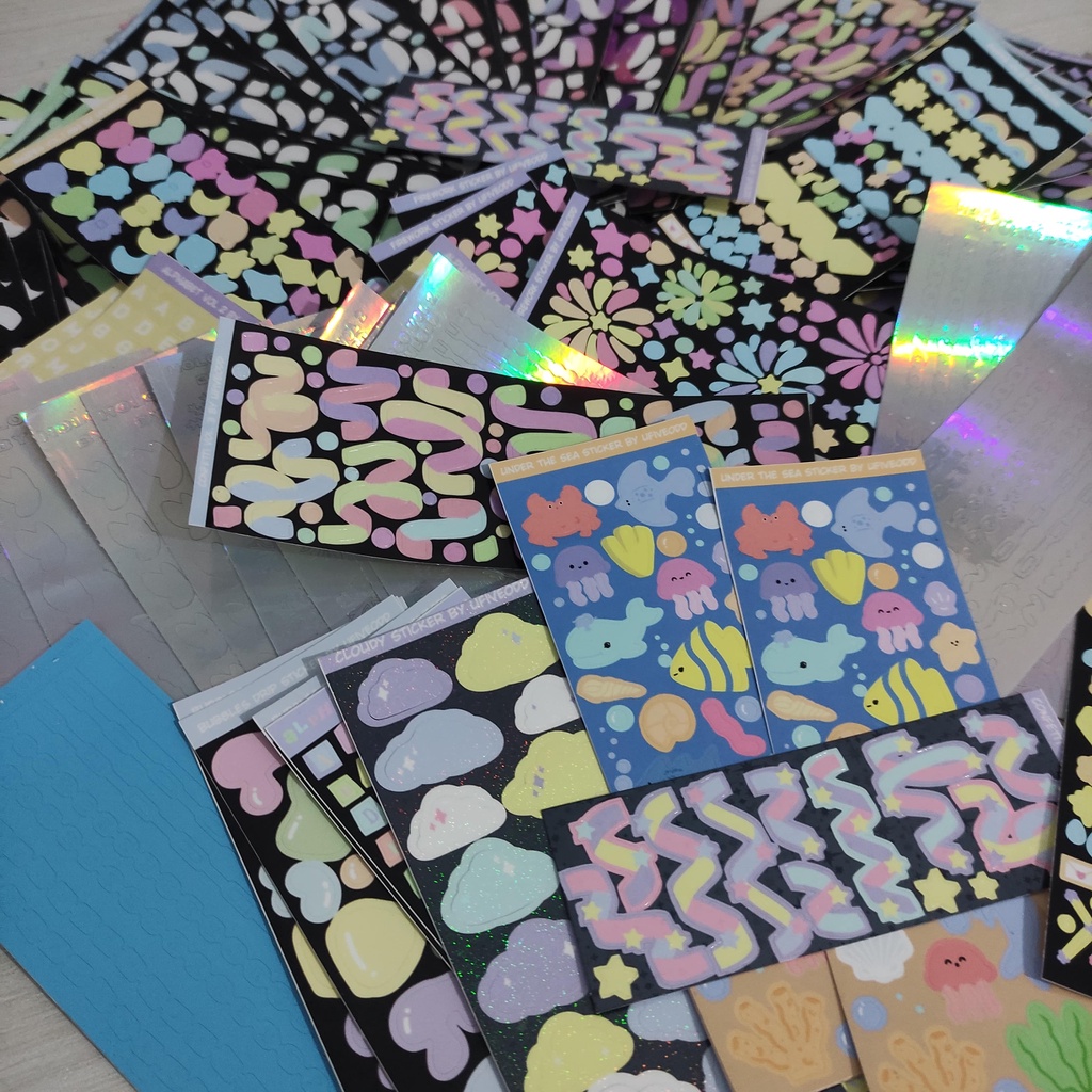 

ufiveodd - obral sticker deco 15k dapat 10