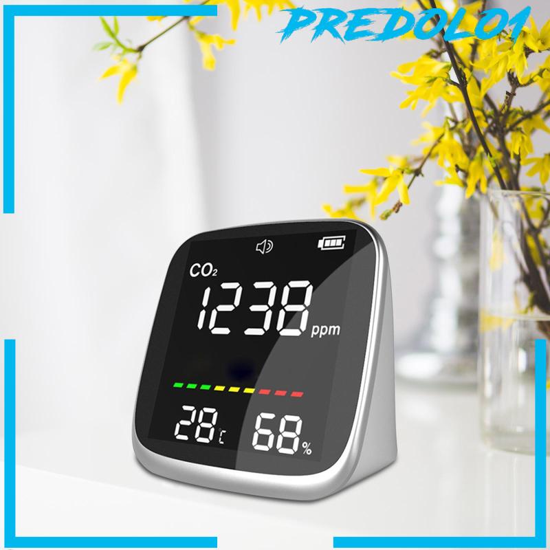 (Predolo1) Co2 Termometer Detektor Ambient Co2 Portable Untuk Ruang Kelas