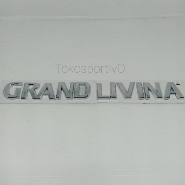 Lambang / Embelm / Logo / Tulisan Grand Livina Chrome  model ORI