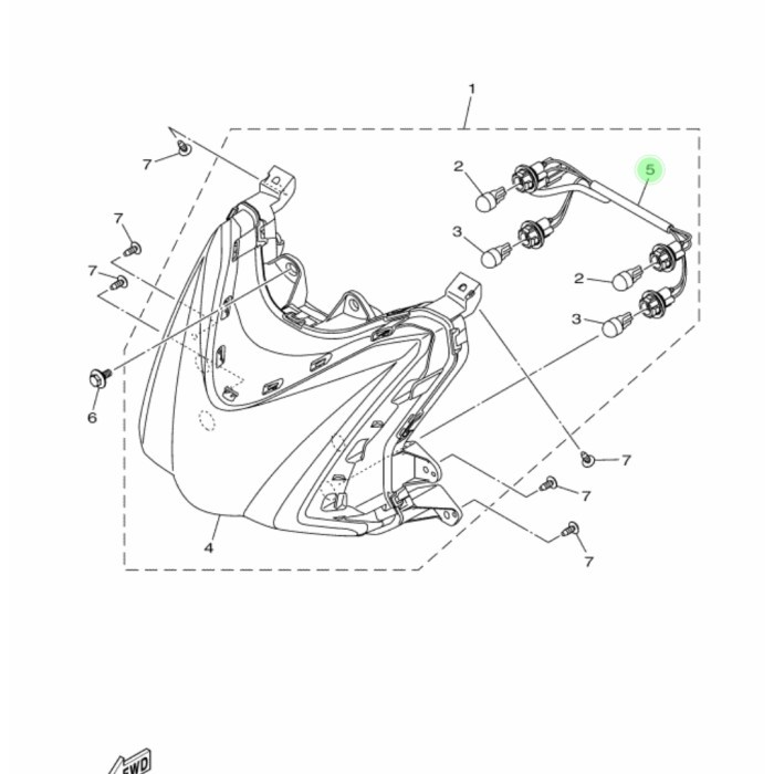 SOKET FITTING LAMPU SEN SEIN DEPAN YAMAHA MIO S 125