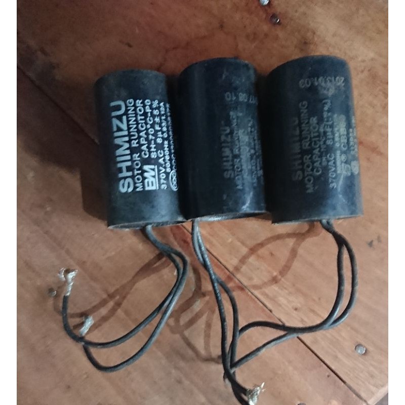 sparepart pompa air shimizu kapasitor orisinil Shimizu 8uf