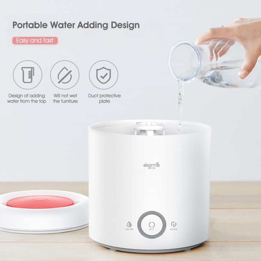 DEERMA Air Humidifier Diffuser Pelembab Udara 2.5 Liter F301 F 301