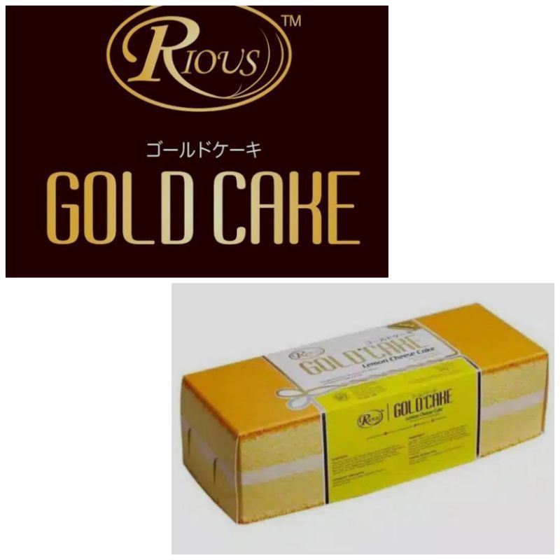 

RIOUS GOLD CAKE MINI LEMON CHEESE 209 GRAM