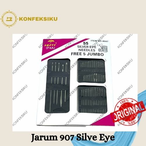 Jarum Jahit Tangan (50 Pcs + 5 EXTRA Jarum Besar) / Jarum Jahit Tangan Jumbo 907