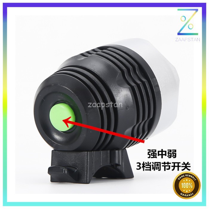 Gaoheng Lampu Sepeda LED Serbaguna CREE XML-Q5 - ZHA0014 - Black