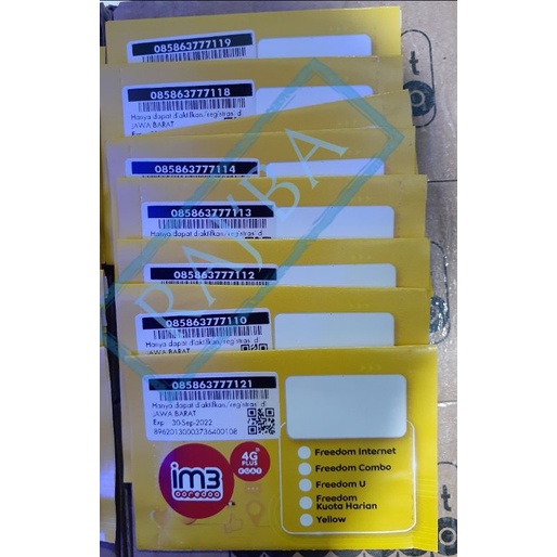 NOMER CANTIK INDOSAT HARGA PERBOX KARTU PERDANA INDOSAT KHUSUS NOMER TREPLE