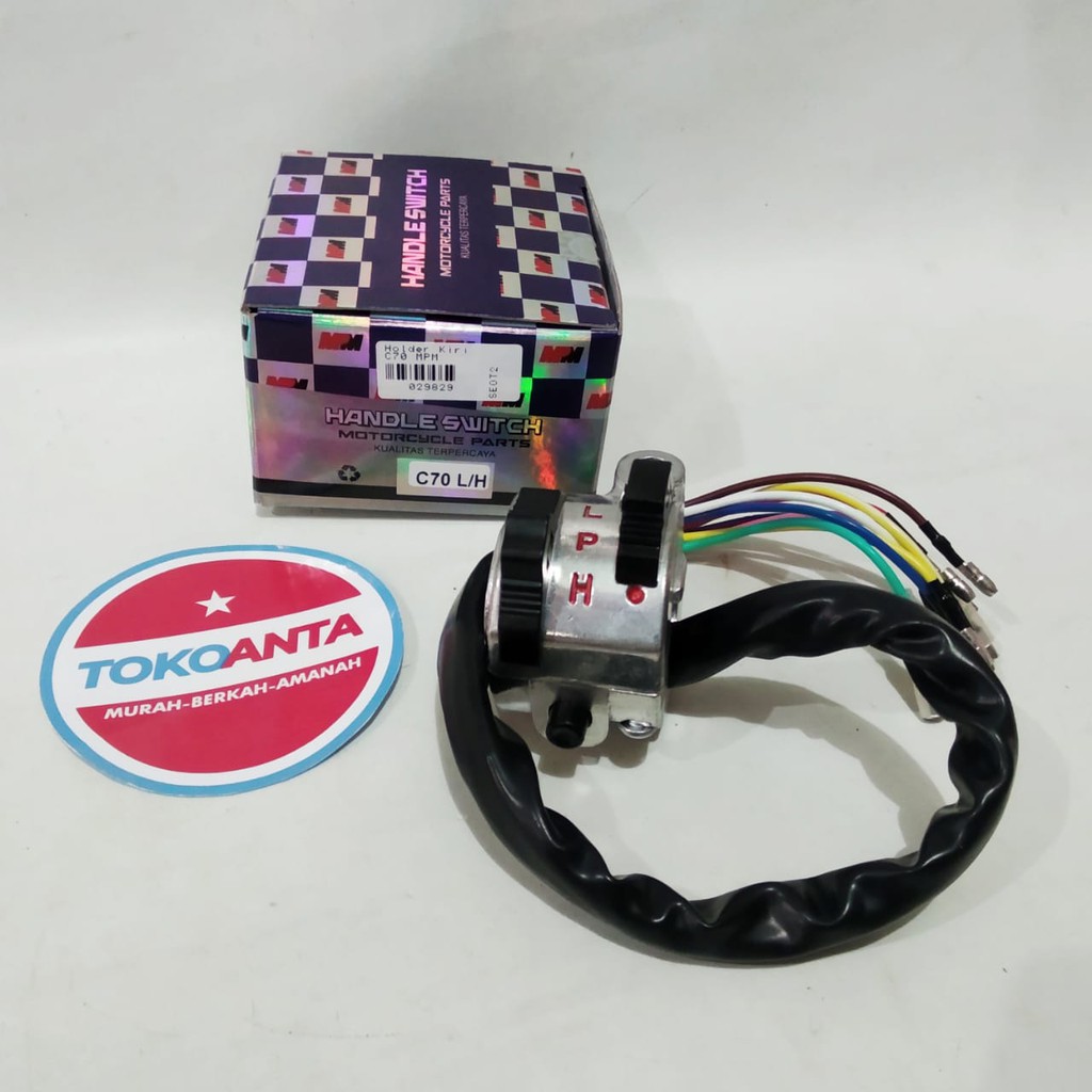 Holder Handle Switch Saklar Kiri Motor Honda C70 C 70 MPM