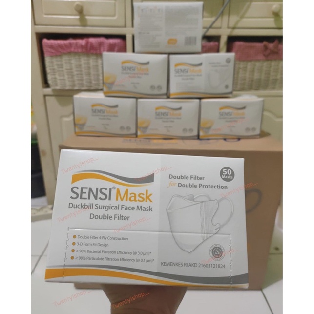 Masker Sensi Duckbill isi 50pcs