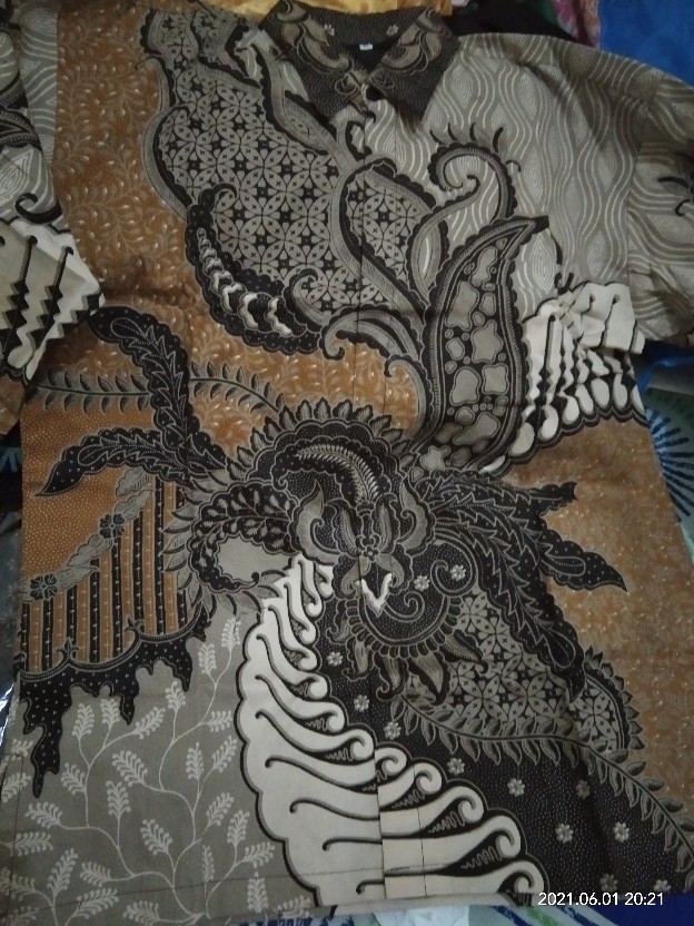 Batik Kanaya Perwira Batik Lengan Panjang Full Furing Katun Halus Sragenan Hq Size M-xxl Batik Solo