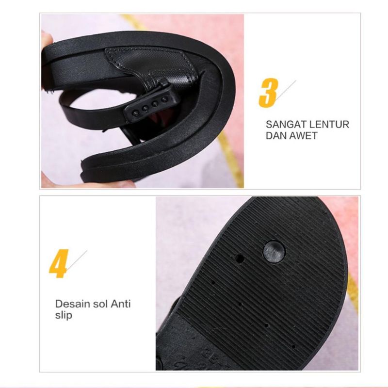 2025-2 [WONDERLY] Sandal Wanita Tali Jelly Sendal Wanita Karet Tali Wonderly Sendal Tali Wanita Sandal Flatbed Sandal Jepit Tali Sandal Pita Sandal Santai