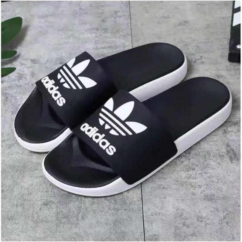 HANYA DI BIG RAMADHAN SALE - Sendal Pria Wanita Adidas - Sandal Slide - Sandal Slop - Sandal Karet -
