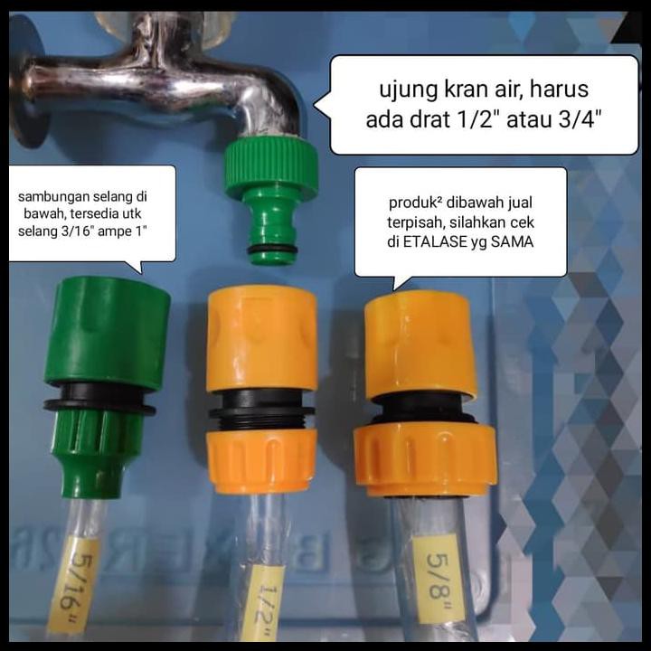 Jual Paket Hemat Sambungan Drat Quick Release Pompa Dc Volt Keran