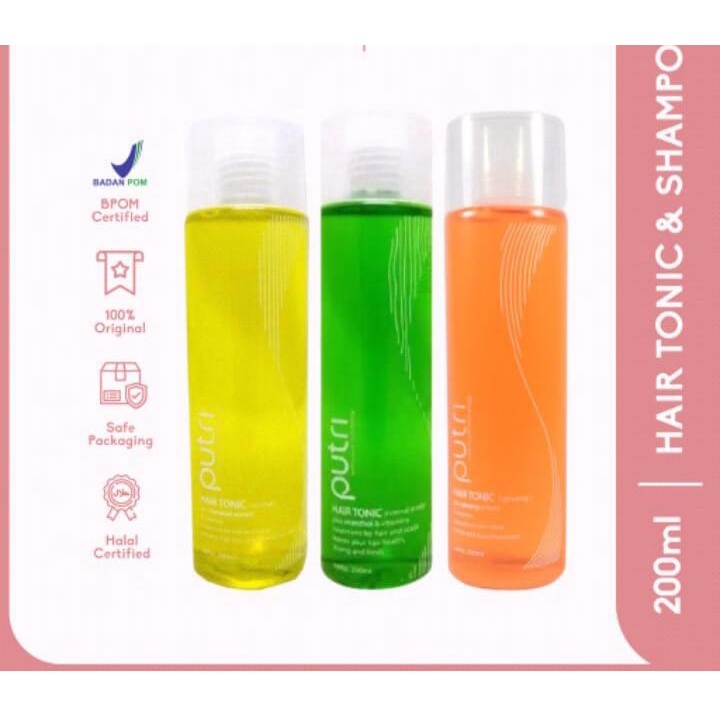 PUTRI CONDITIONER / HAIR TONIC / SHAMPOO 200ML PERAWATAN RAMBUT