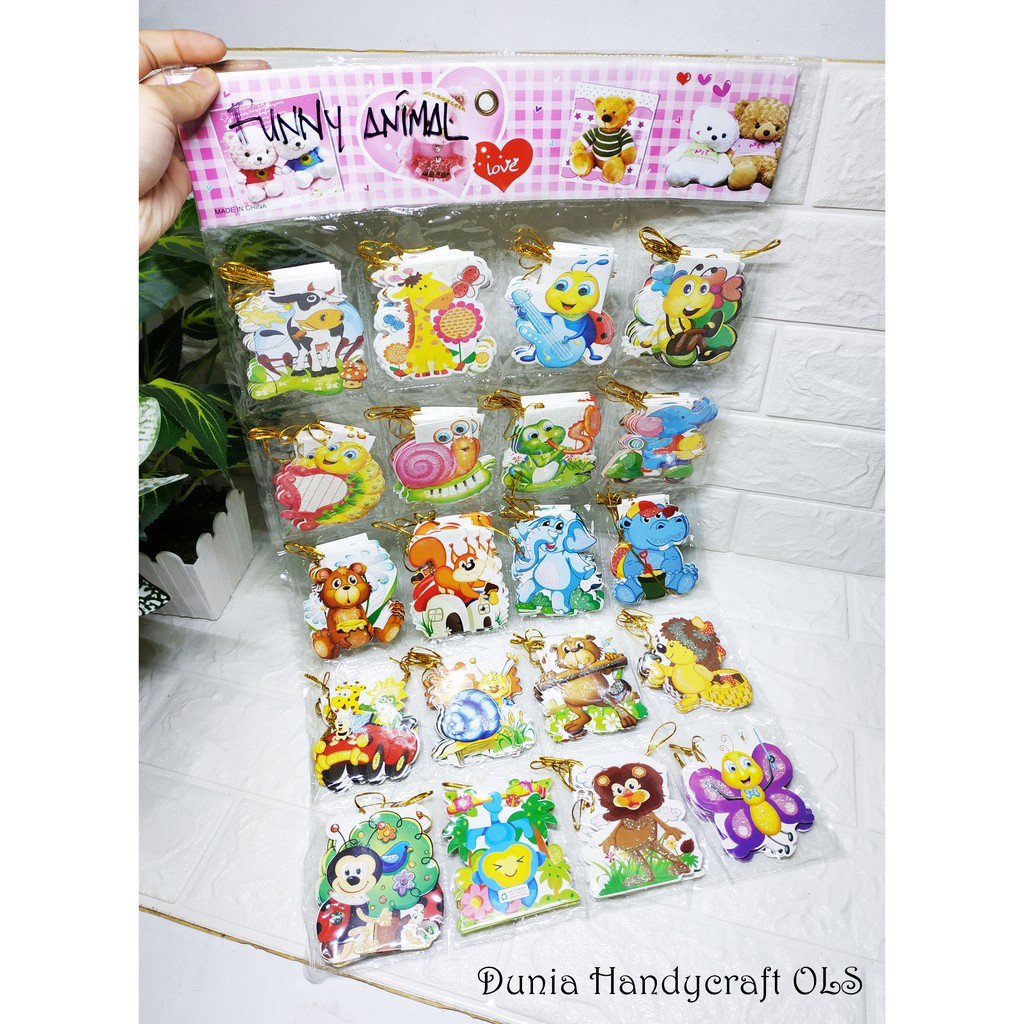 FUNNY ANIMAL Kartu Ucapan Greeting Card Acara Hadiah