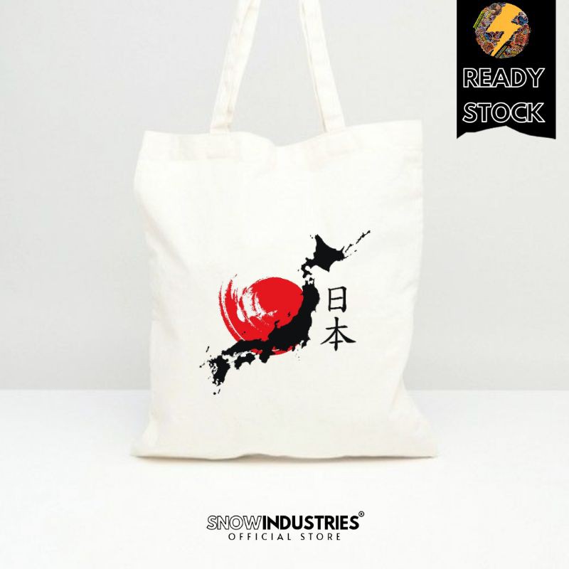 Tote Bag Wanita Pria Baby Kanvas Premium Japan Style