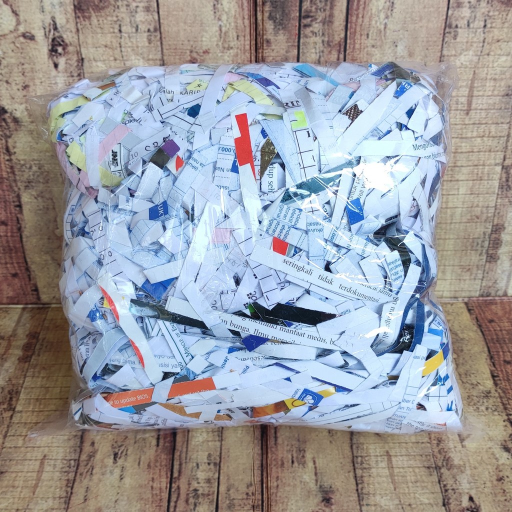 250gr Kertas Cacah - Kertas Serut - Kertas Packing Penggaanti Bubble - Shredded Paper