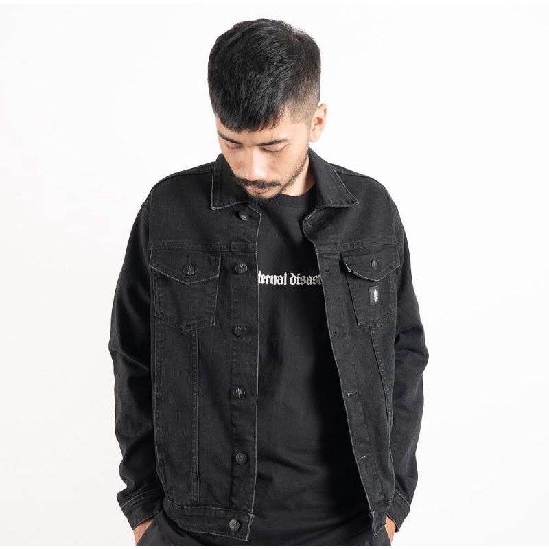 Maternal jaket denim