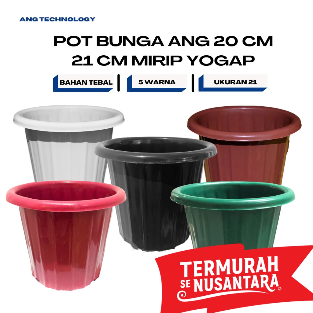 Pot Nanas mirip Yogap YPT 10 13 15 20 21 25 Putih Coklat Merah Bata Bening Transparan Pot Yogap Yogap Murah Yogap 17 18 19 MIRIP YOGAP