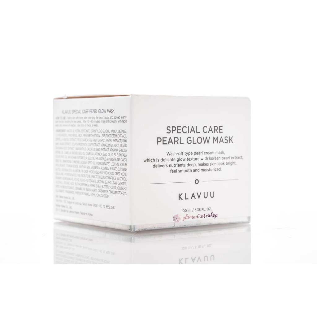 ❤️Glamouroseshop❤️ KLAVUU BPOM Special Care Pearl Glow Mask 100ml