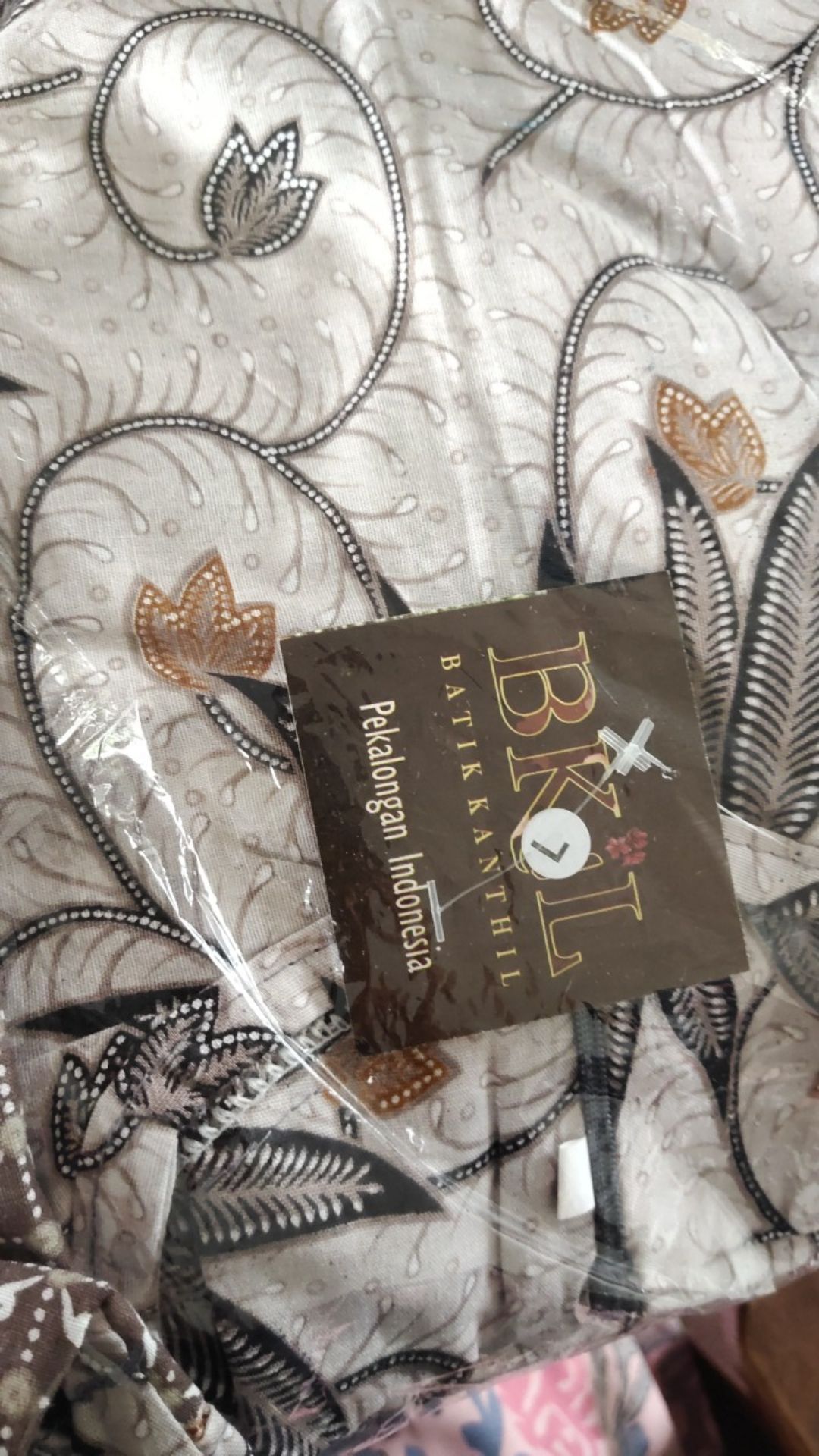 Batik Tunik Wanita Asj Sa Hrb026 Kenongo Pekalongan Sogan Tulis