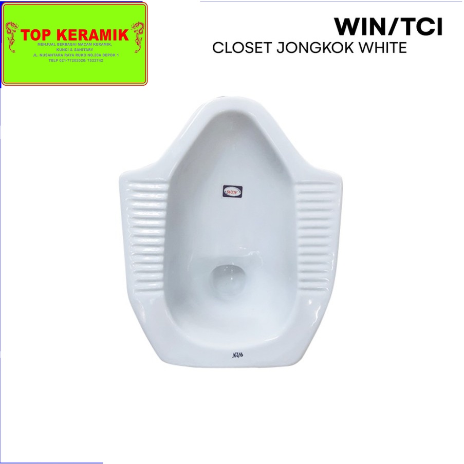 Kloset Jongkok TCI Putih