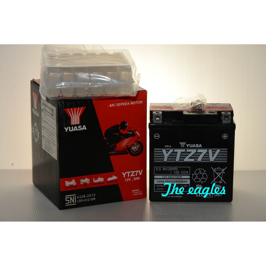 Yuasa YTZ 7V YTZ-7V accu aki battery baterai