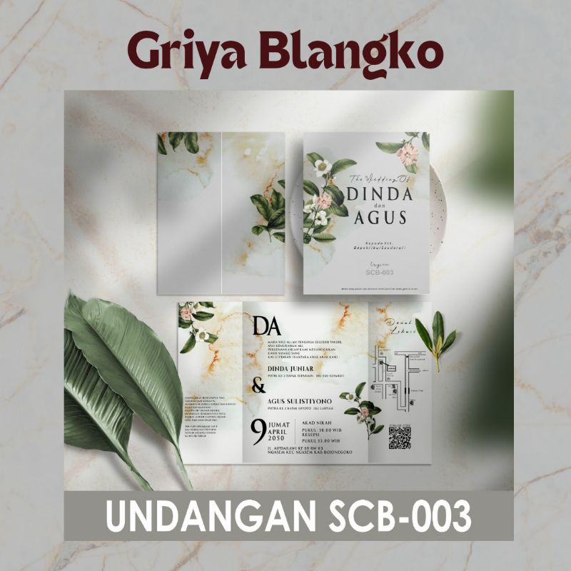 Blangko Undangan Griya Blangko SCB-003