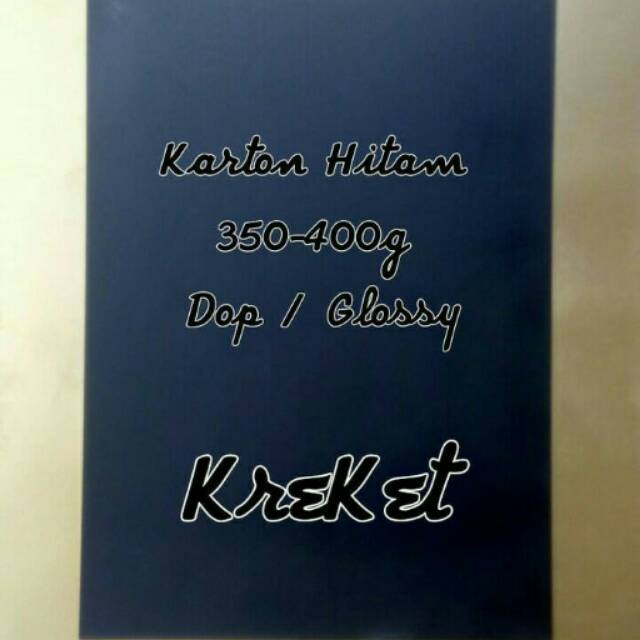 

Karton Hitam A3 400g