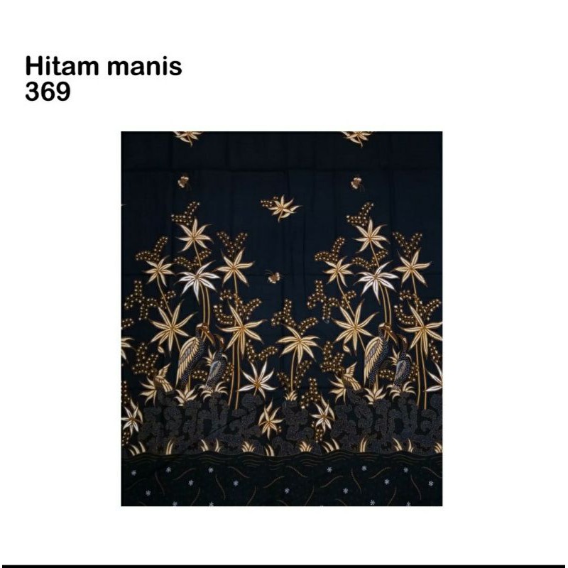 batik halus primisima unggul jaya h santoso motif hitam manis 369