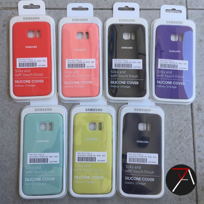 Original Case Samsung Galaxy S7 Edge Soft Silicone Rubber Back Casing