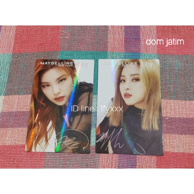 PC Holo ITZY x Maybelline Yeji Ryujin