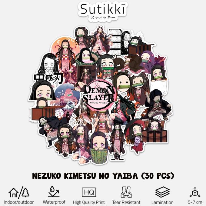 

Sticker Pack Nezuko Demon Slayer Kimetsu No Yaiba Wibu Stiker Laptop sukik90 Murah