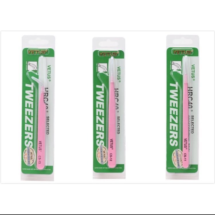 PINSET VETUS EYELASH EXTENSION / LASHLIFT /SAMBUNG BULUMATA  ORI SUPER TAJAM