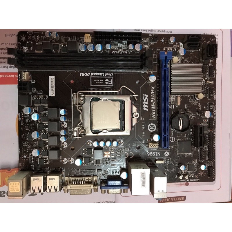 Jual motherboard MSI H61 Shopee Indonesia