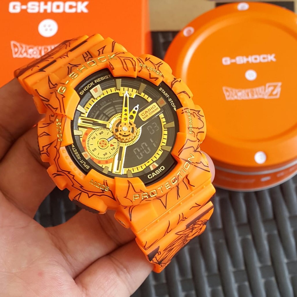 JAM TANGAN CASIO G-SHOCK DRAGON BALL Z ANIME ORIGINAL PLUS BOX PROMO 